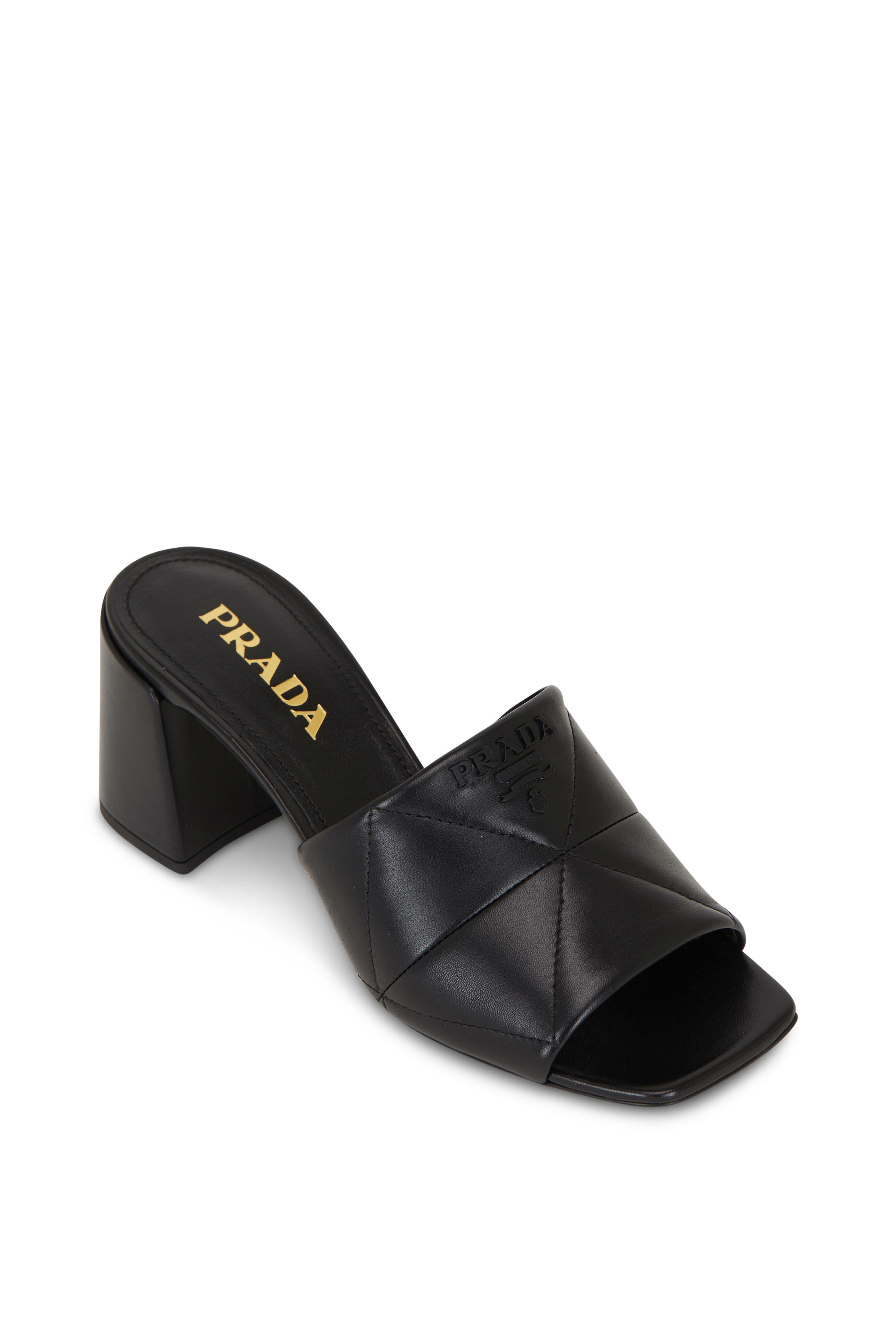 Slide in Style: Prada Block Heel Mule