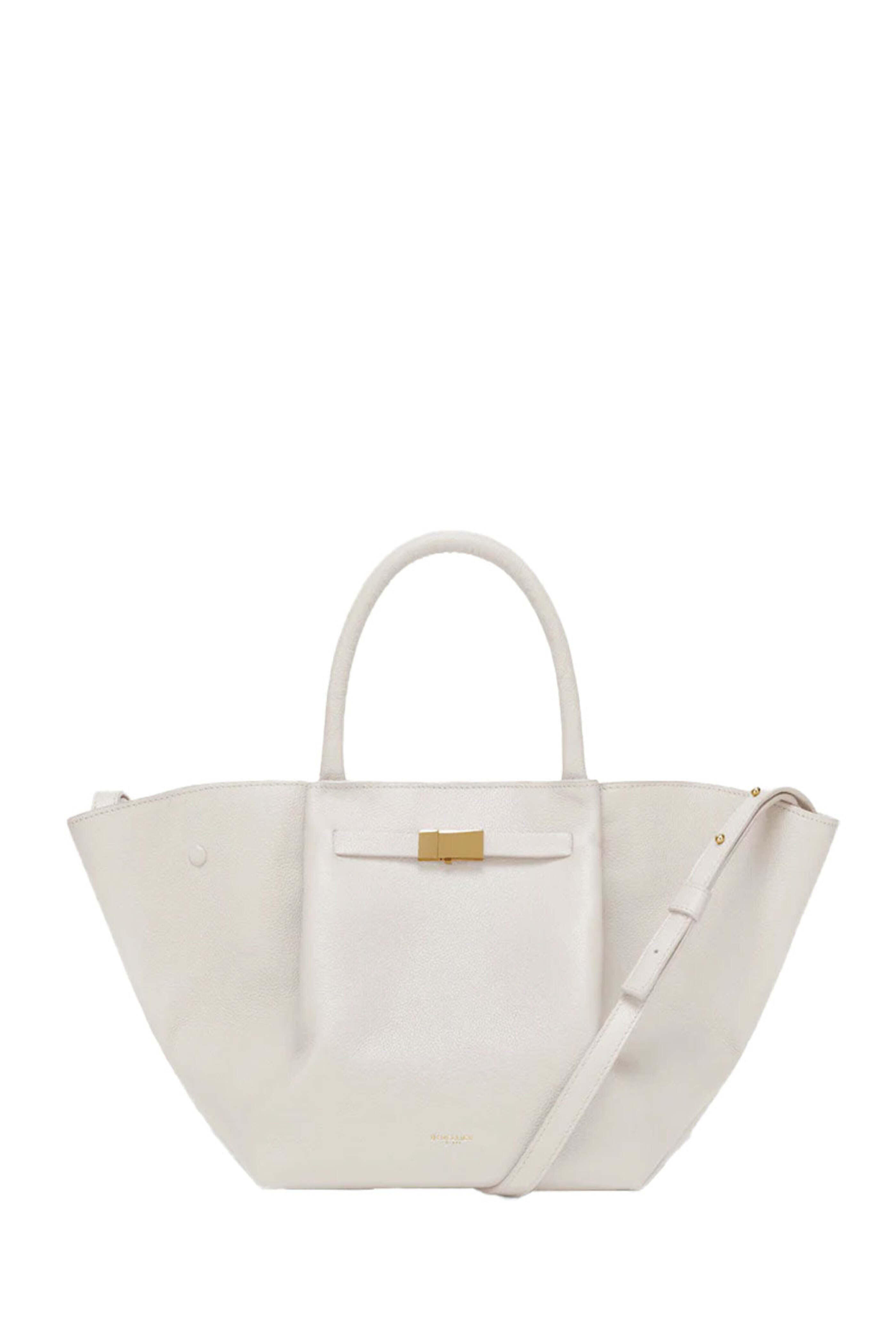 Demellier - Midi New York Bag in Off White | Mitchell Stores