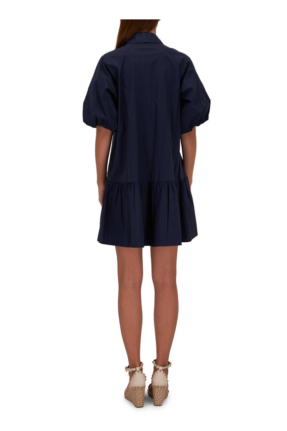 Jonathan Simkhai - Crissy Midnight Cotton Poplin Shirtdress