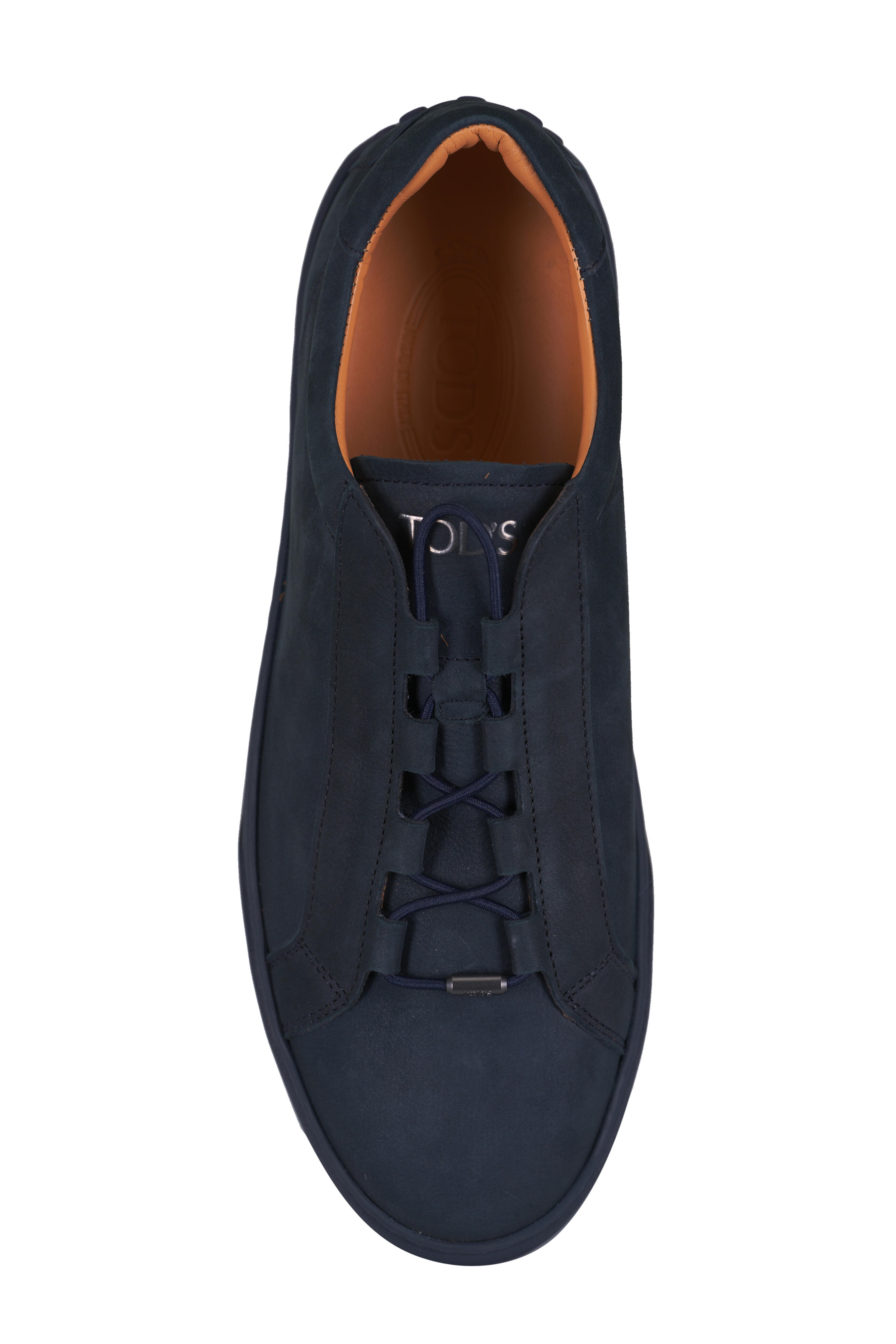 Tod's - Navy Blue Suede Low Top Sneaker
