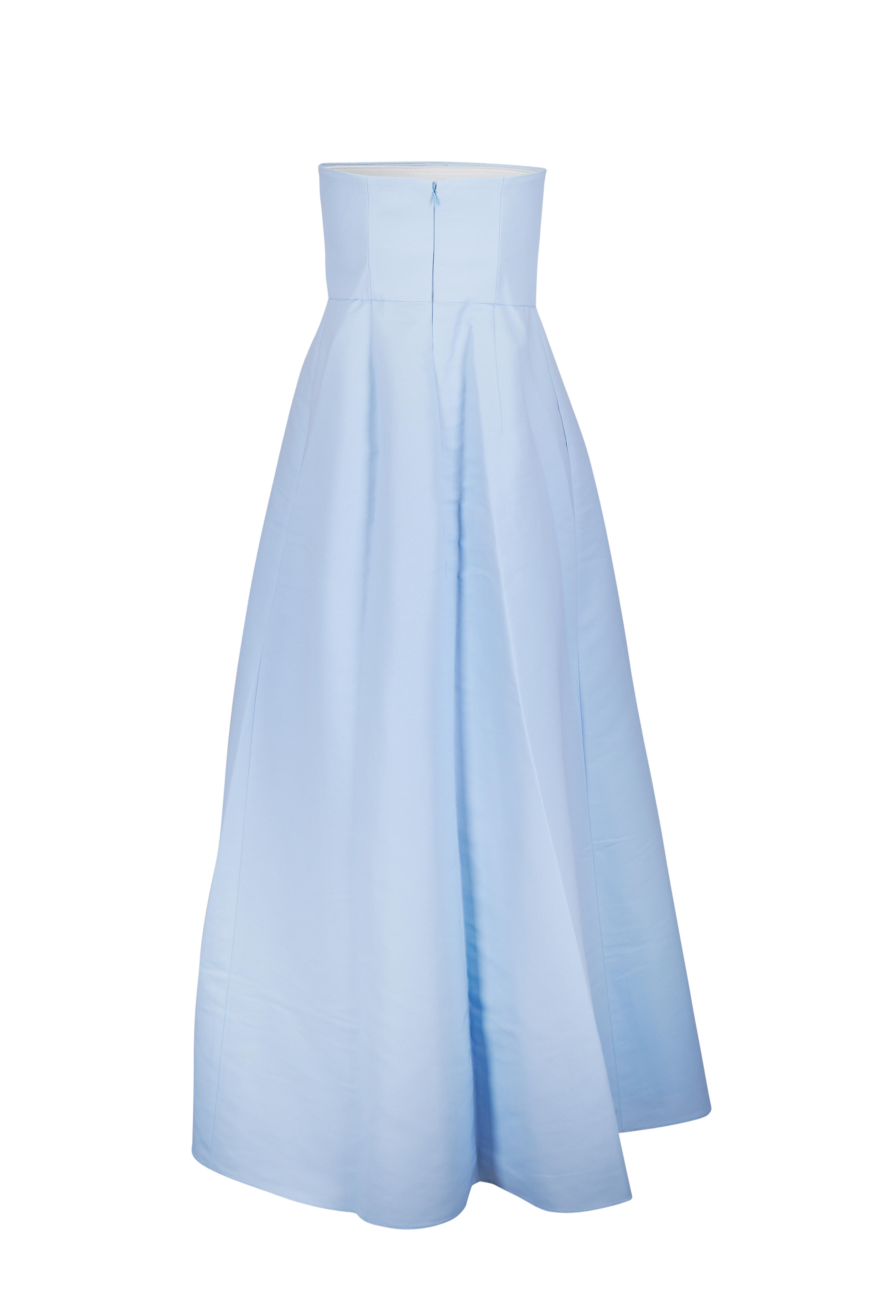 Sachin Babi - Larisa Sky Blue Cascade Strapless Gown