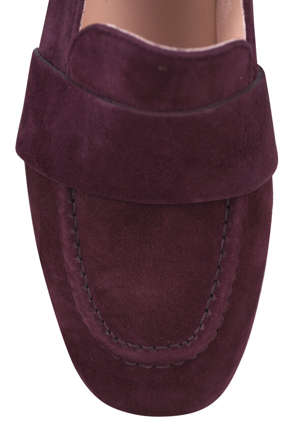 AGL Cristiana Red Suede Penny Loafer - view 5