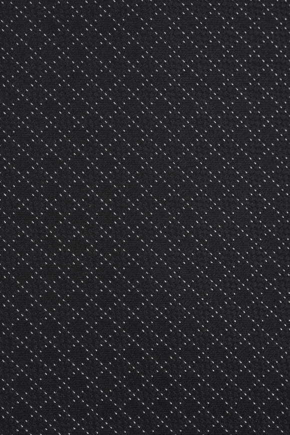 Kiton - Black Mini Check Silk Necktie