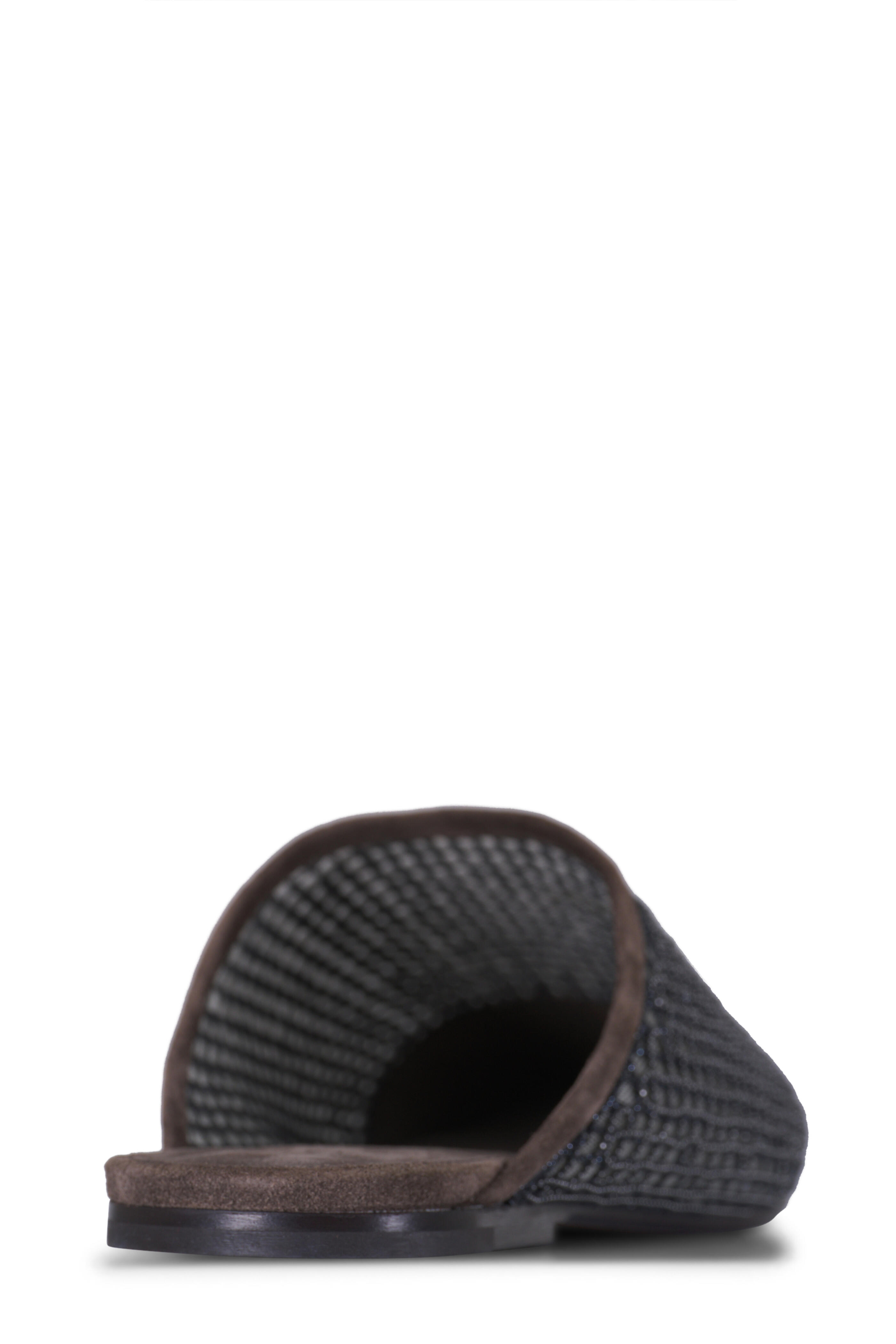 Brunello Cucinelli - Monili Grid Mesh Mule