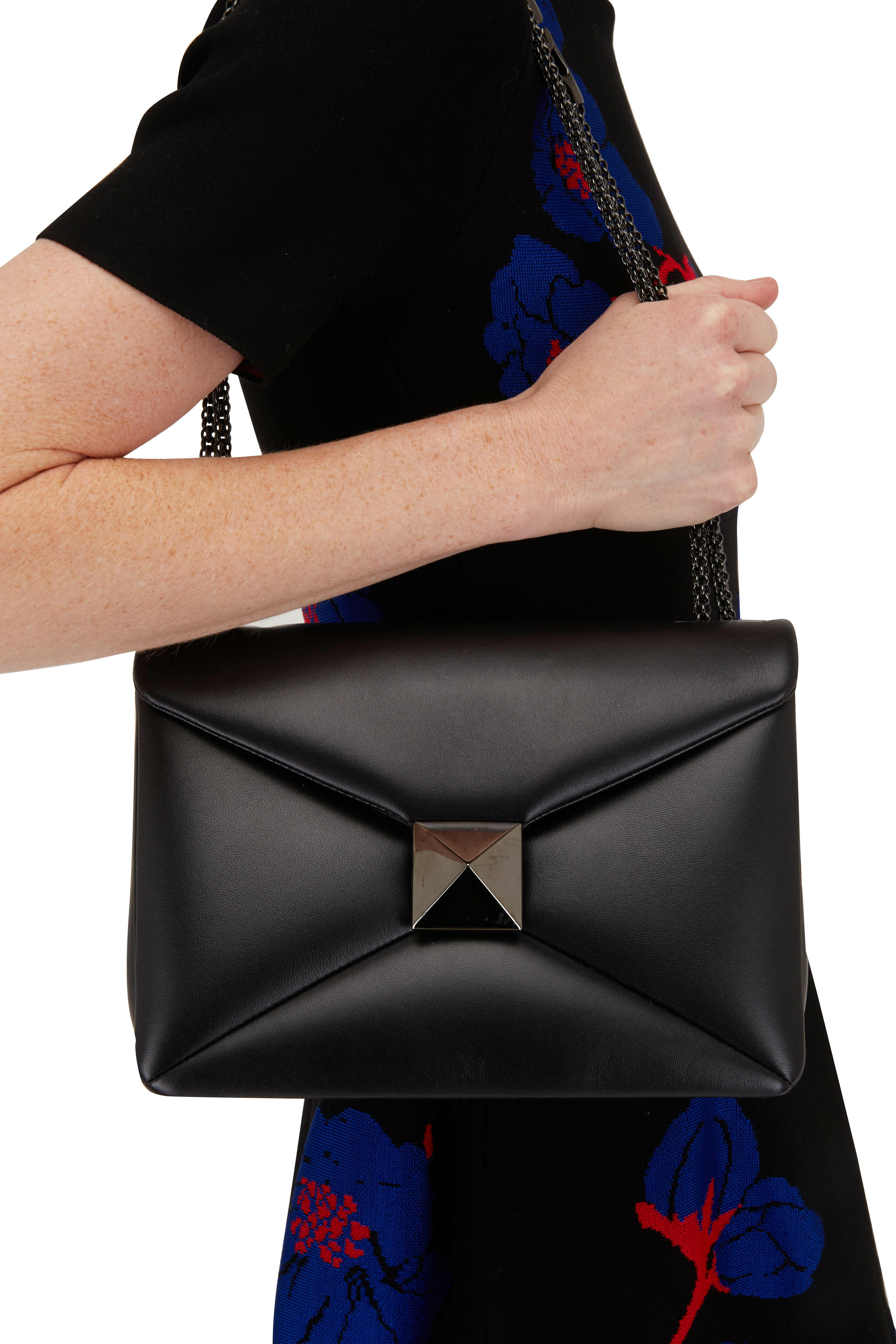 VALENTINO GARAVANI - One Stud Small Leather Shoulder Bag