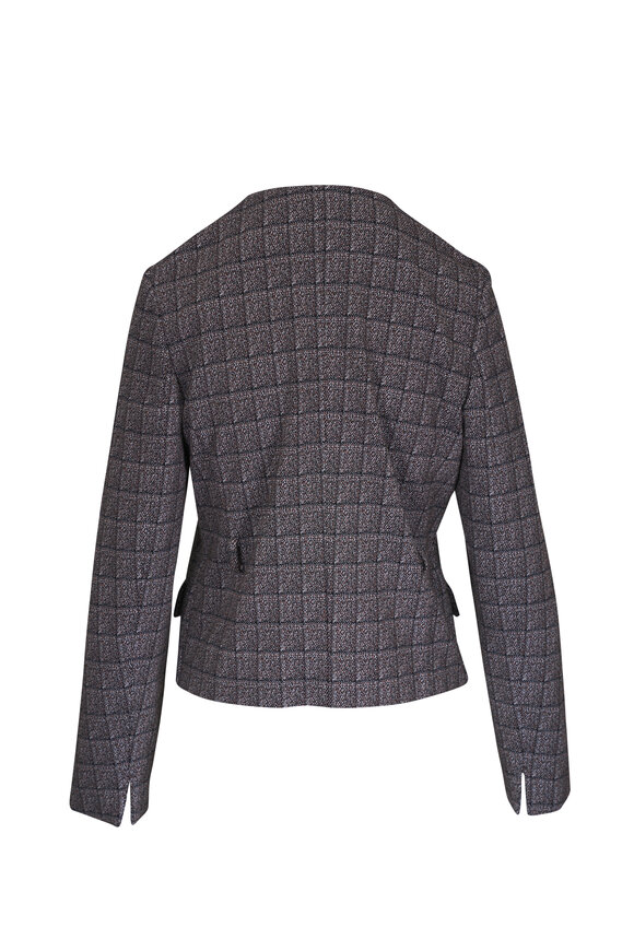 Odeeh Black Copper Belted Jacket - view 2