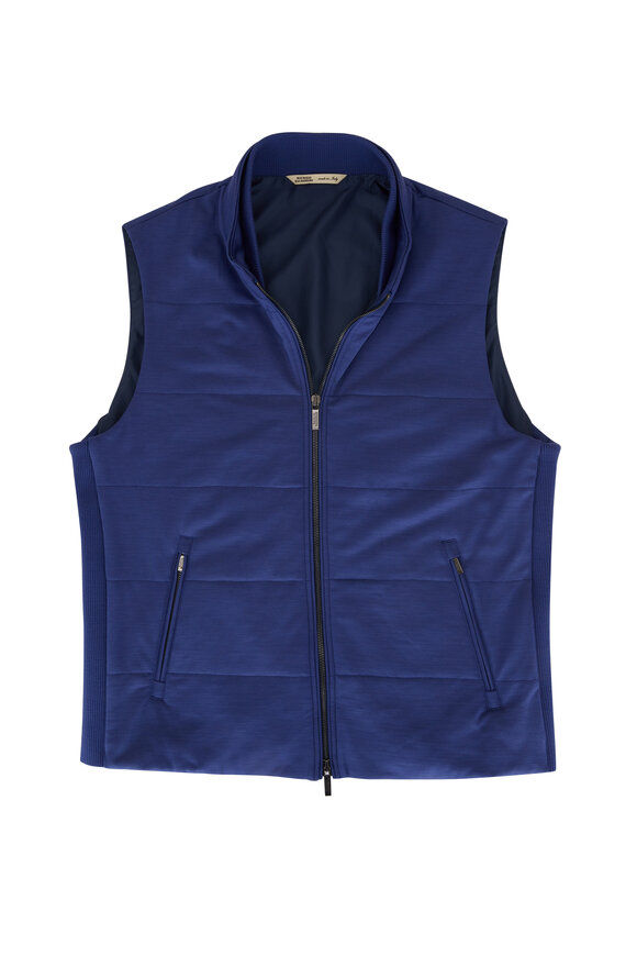 Maurizio Baldassari - Royal Blue Wool Jersey Vest