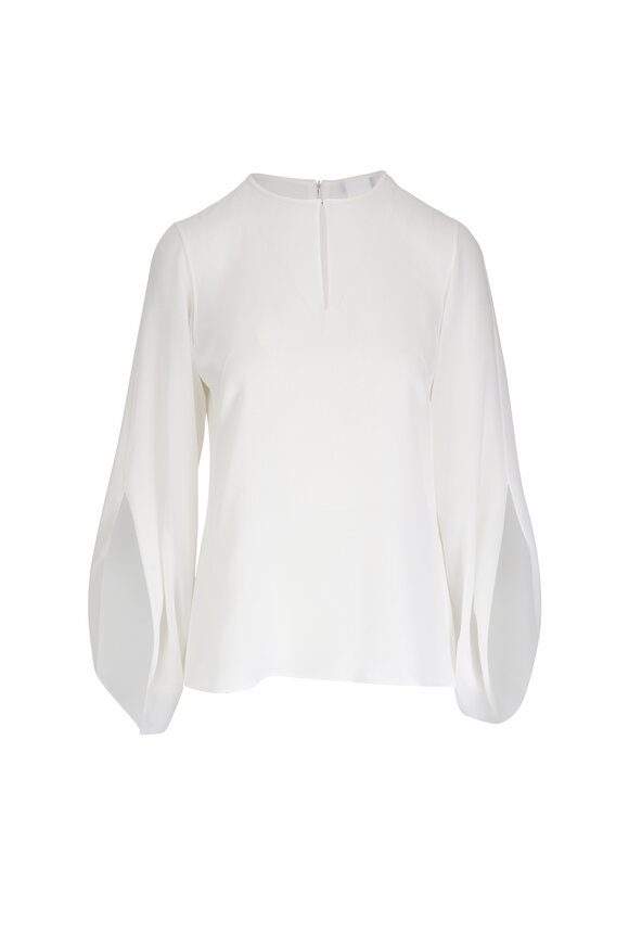 Akris - White Silk Blouse 