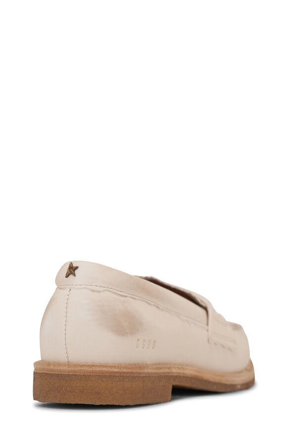 Golden Goose - Jerry White Leather Penny Loafer