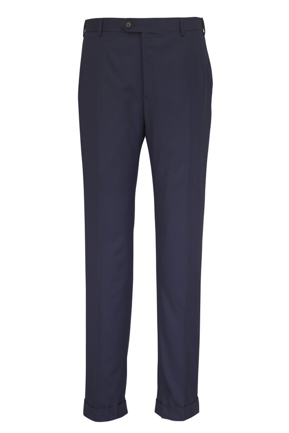 Brioni Brunico Navy Glenplaid Wool Suit - view 4