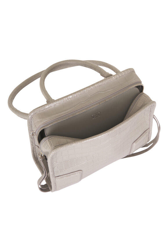 Loewe Small Amazona 180 Lava Gray Top Handle Bag - view 4