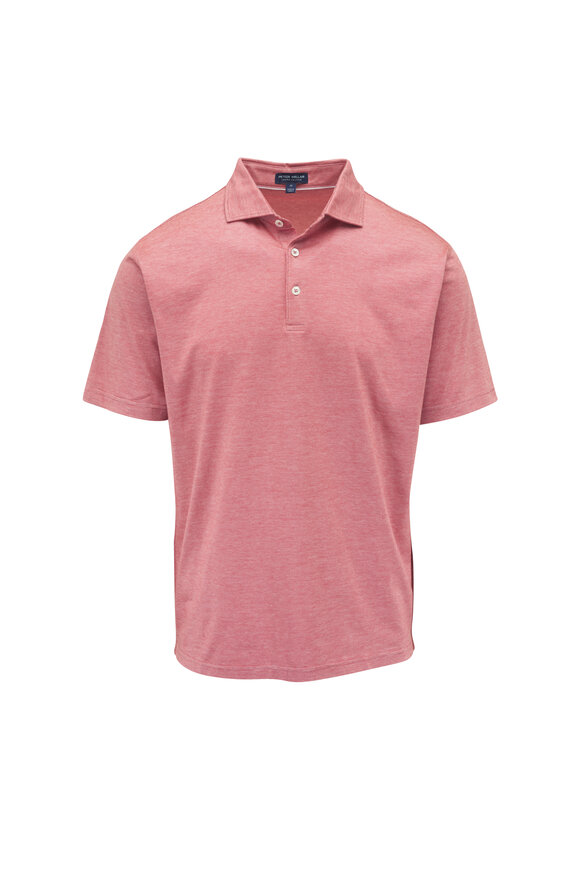 Peter Millar Excursionist Scarlet Stripe Polo