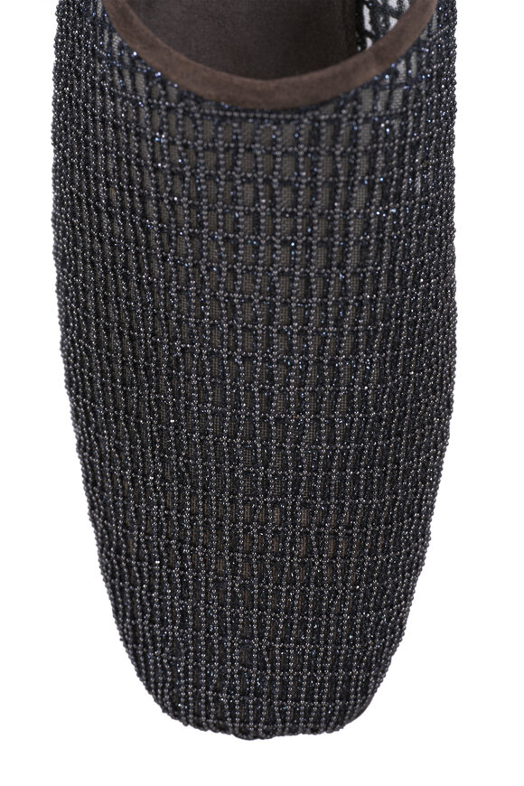 Brunello Cucinelli Monili Grid Mesh Mule - view 7