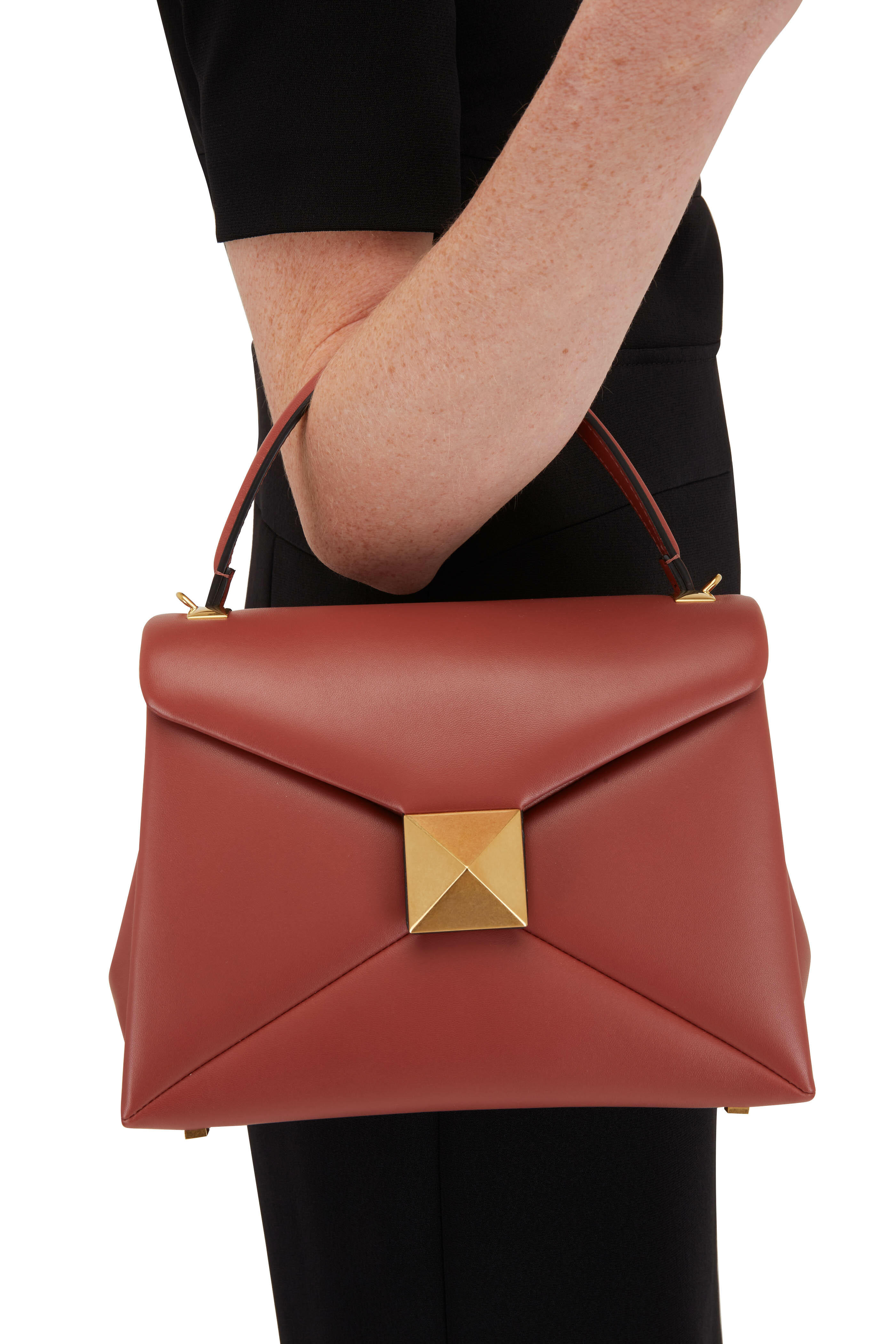 VALENTINO GARAVANI - One Stud Small Leather Handbag