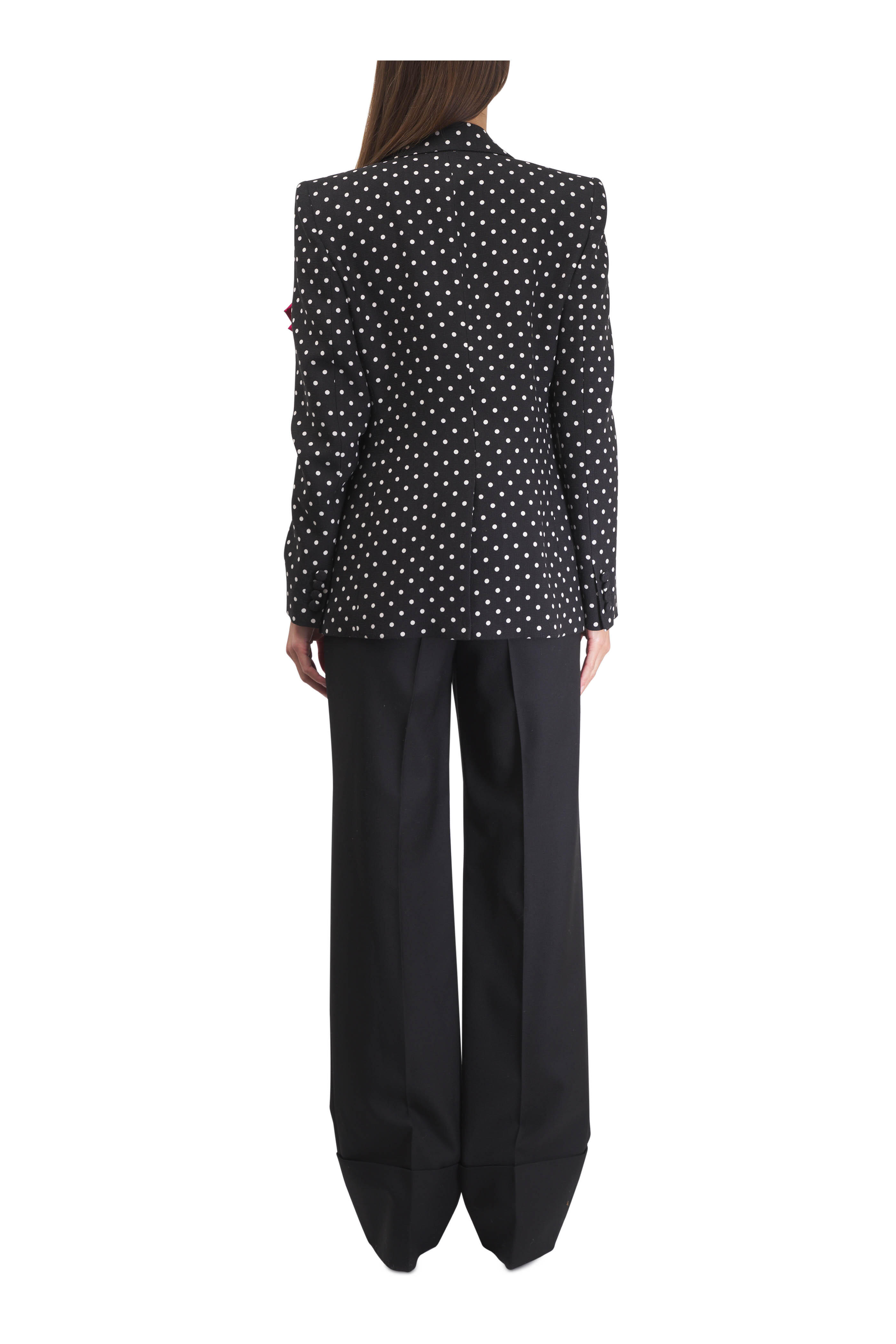 ボトムスその他 Valentino Black wool wide trousers Valentino Black wool wide trousers | TheDoubleF