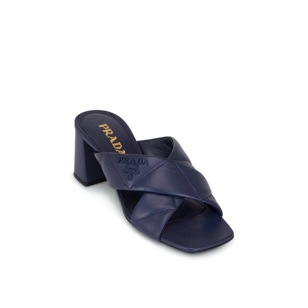 サンダル・ミュール PRADA  Mules and cuir matelasse プラダ サンダル ミュール[品番：AXEB0032971]｜AXES（アクセス