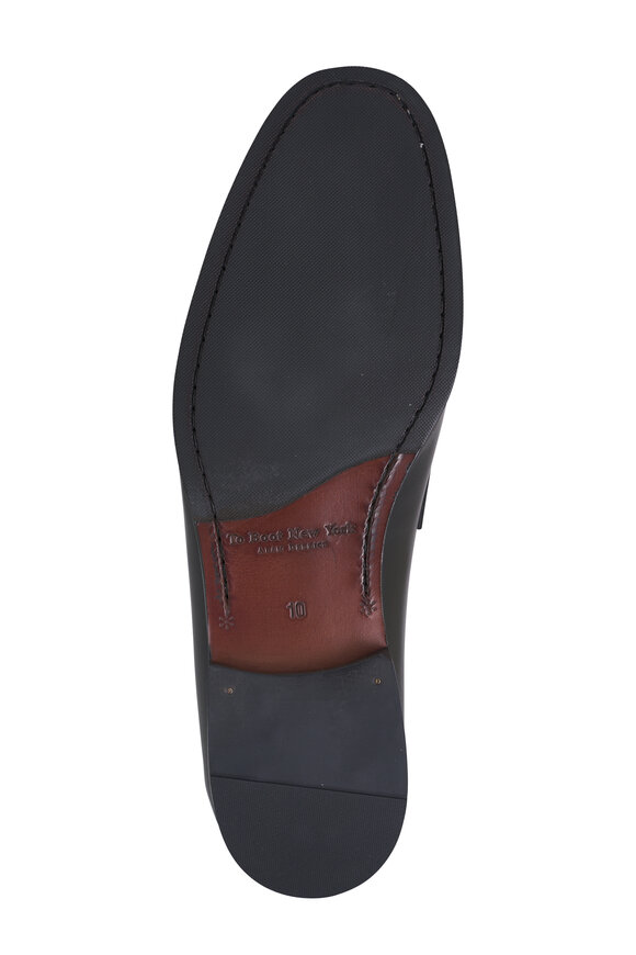 To Boot New York - Ronny Black Leather Penny Loafer