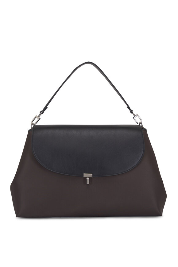 Saint Laurent - Mini Toy Brown Leather Shopping Bag