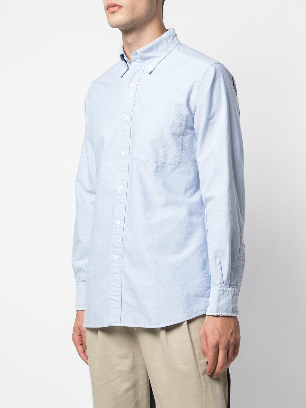 Rowing Blazers - Blue Distressed Oxford Sport Shirt
