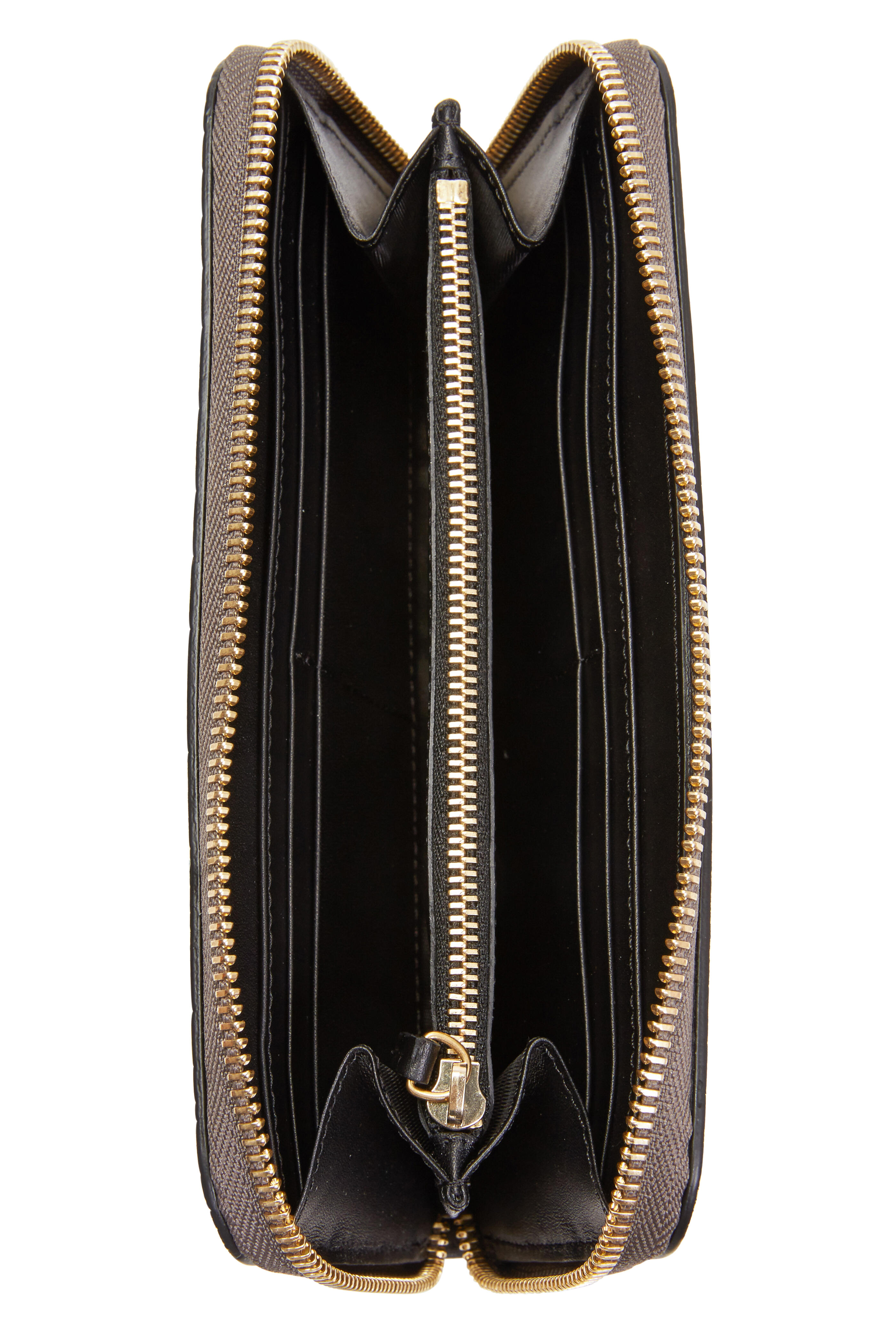 Lanvin - Gray Calfskin Zip-Around Wallet