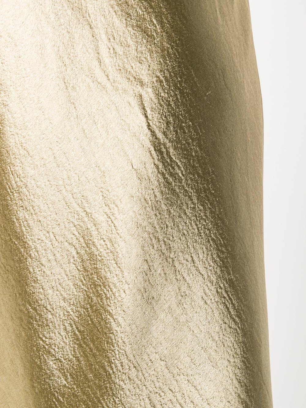 Vince - Pale Gold Metallic Tank Dress