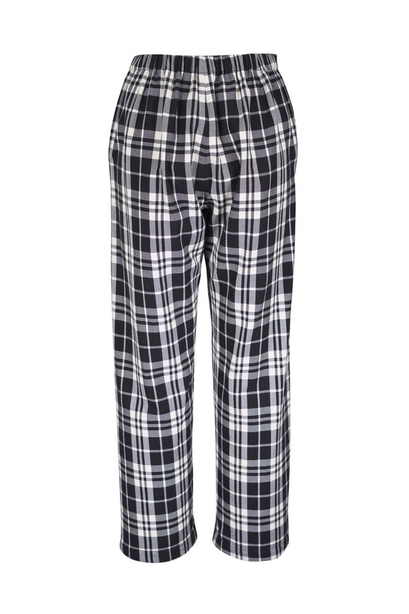Peter Cohen Mod Squad Black & White Cotton Tartan Pant - view 2