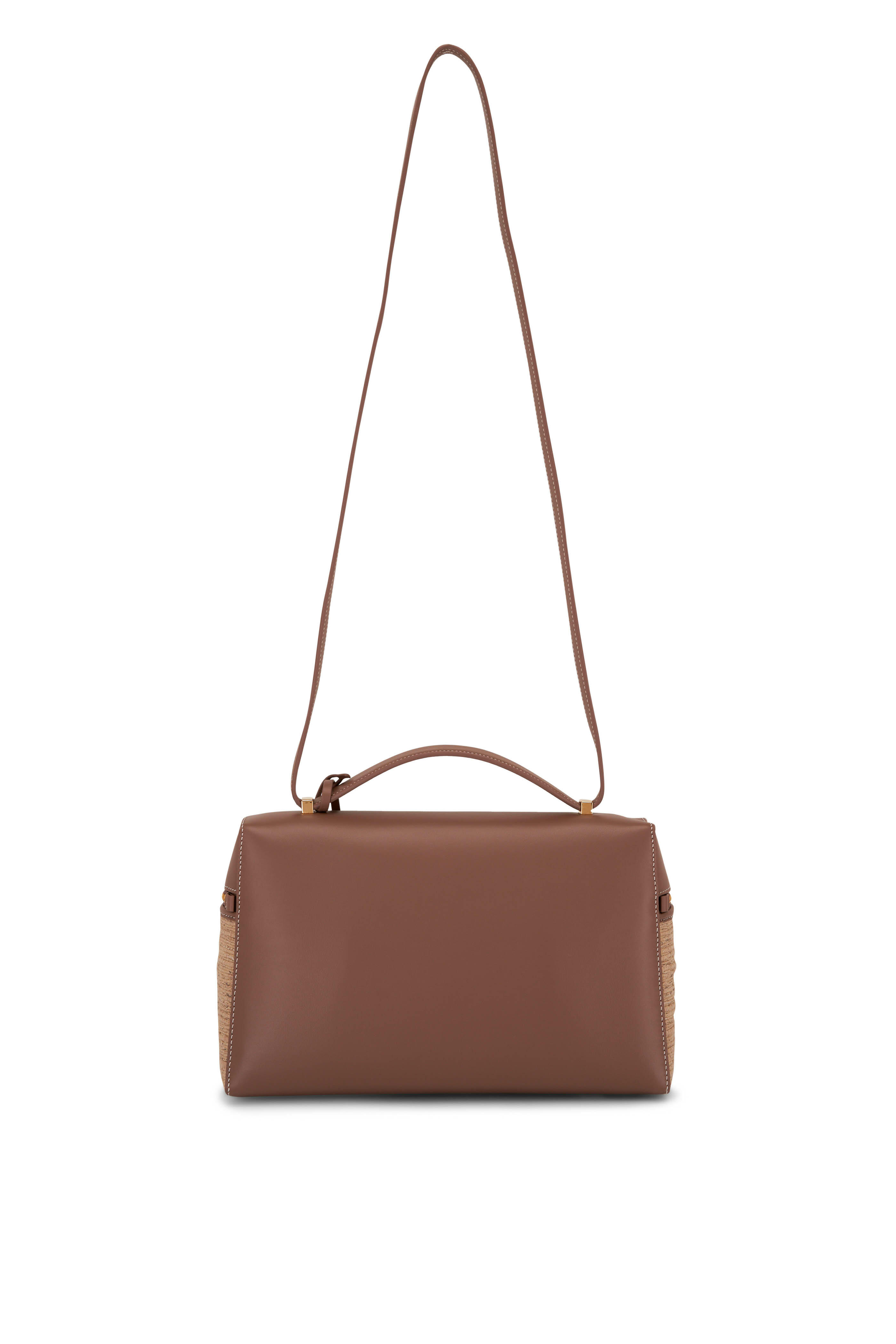 Loro Piana - Extra L27 Rippled Linen Crossbody Bag Loro Piana - Extra L27 Rippled Linen Crossbody Bag