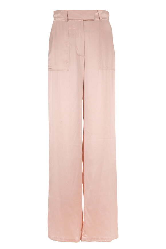 Tom Ford - Sugar Pink Silk Wide Leg Pant