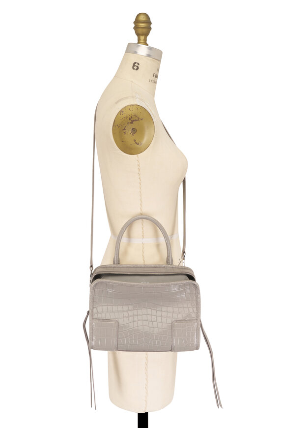 Loewe Small Amazona 180 Lava Gray Top Handle Bag - view 5
