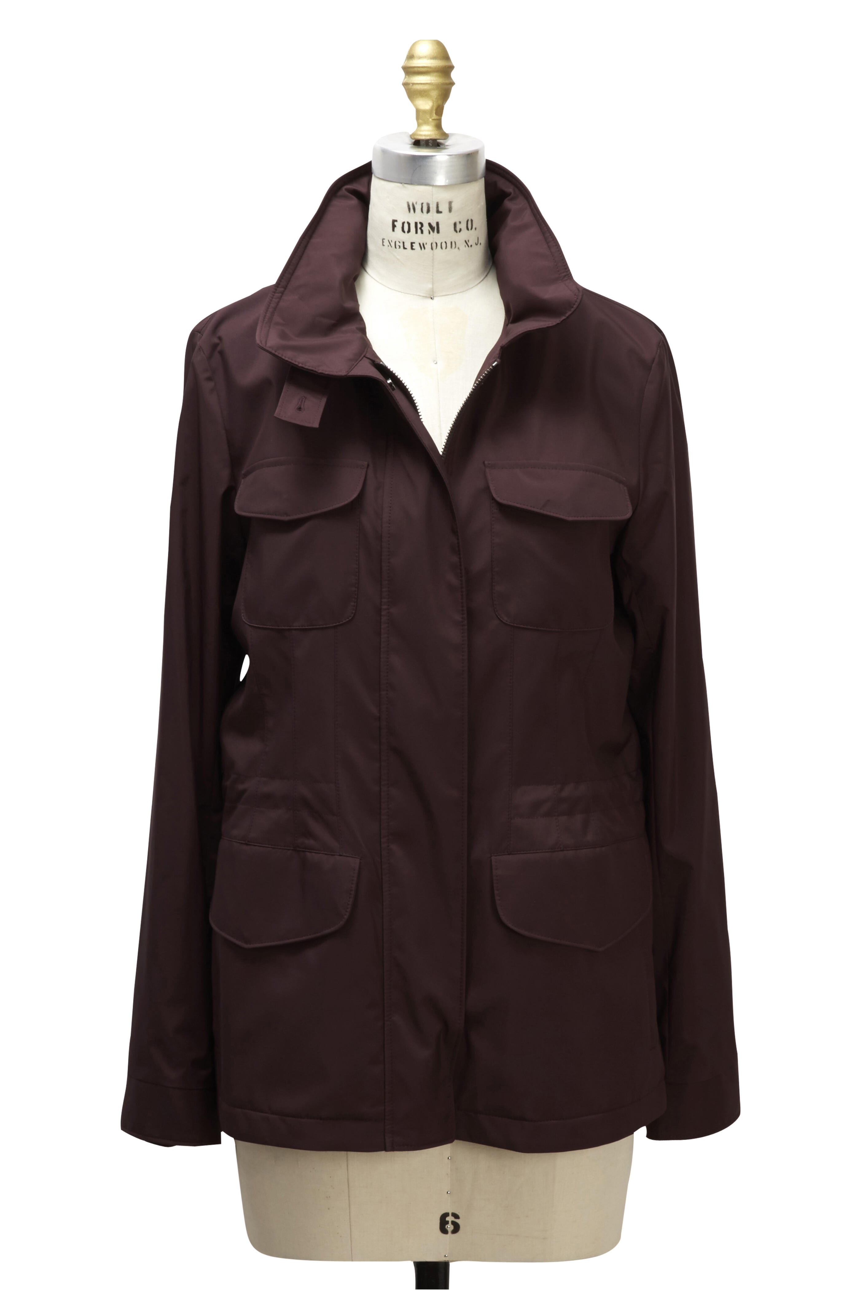 Loro Piana - Guibb Traveller Bordeaux Windmate Coat