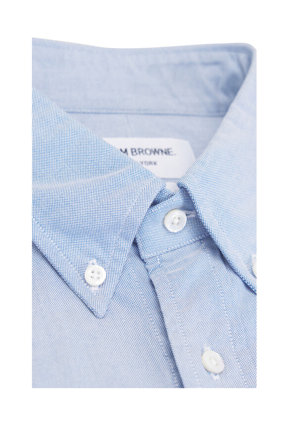 Thom Browne Oxford Light Blue Sport Shirt - view 3