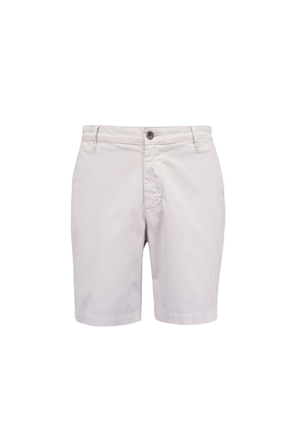 AG Wanderer Silver Fog Gray Cotton Shorts