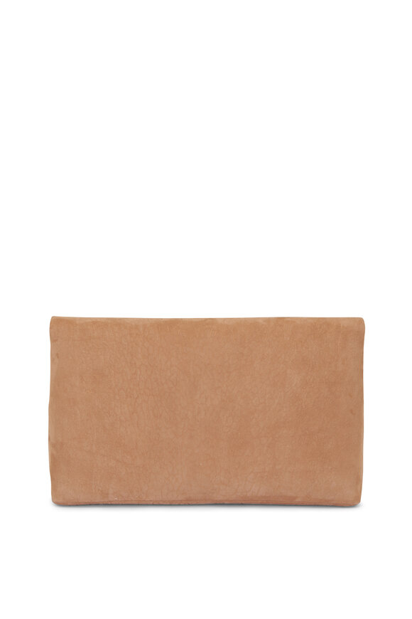 Saint Laurent Cassandre Honey Caramel Leather Chain Clutch - view 3
