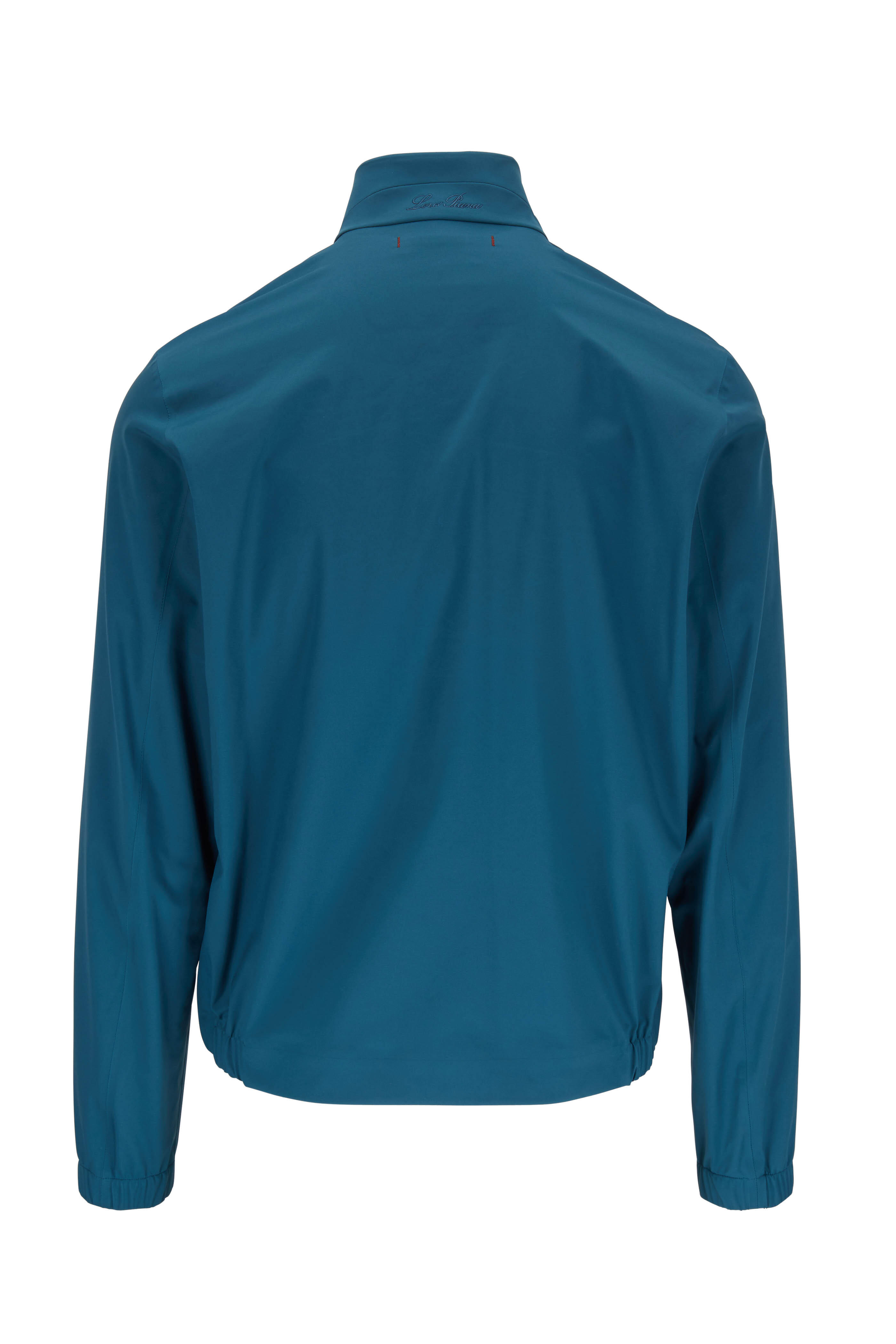 Loro Piana - Teal Nylon Seamless Bomber Jacket