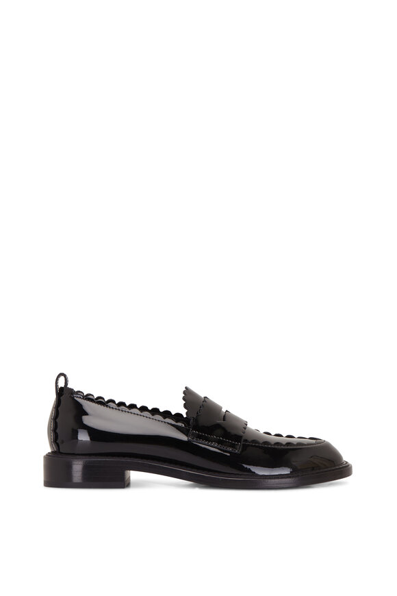 AGL - Janise Black Patent Leather Loafer