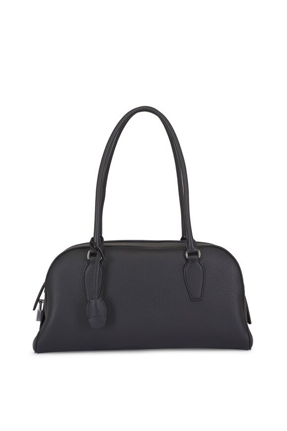 The Row E/W India Black Leather Shoulder Bag - view 1