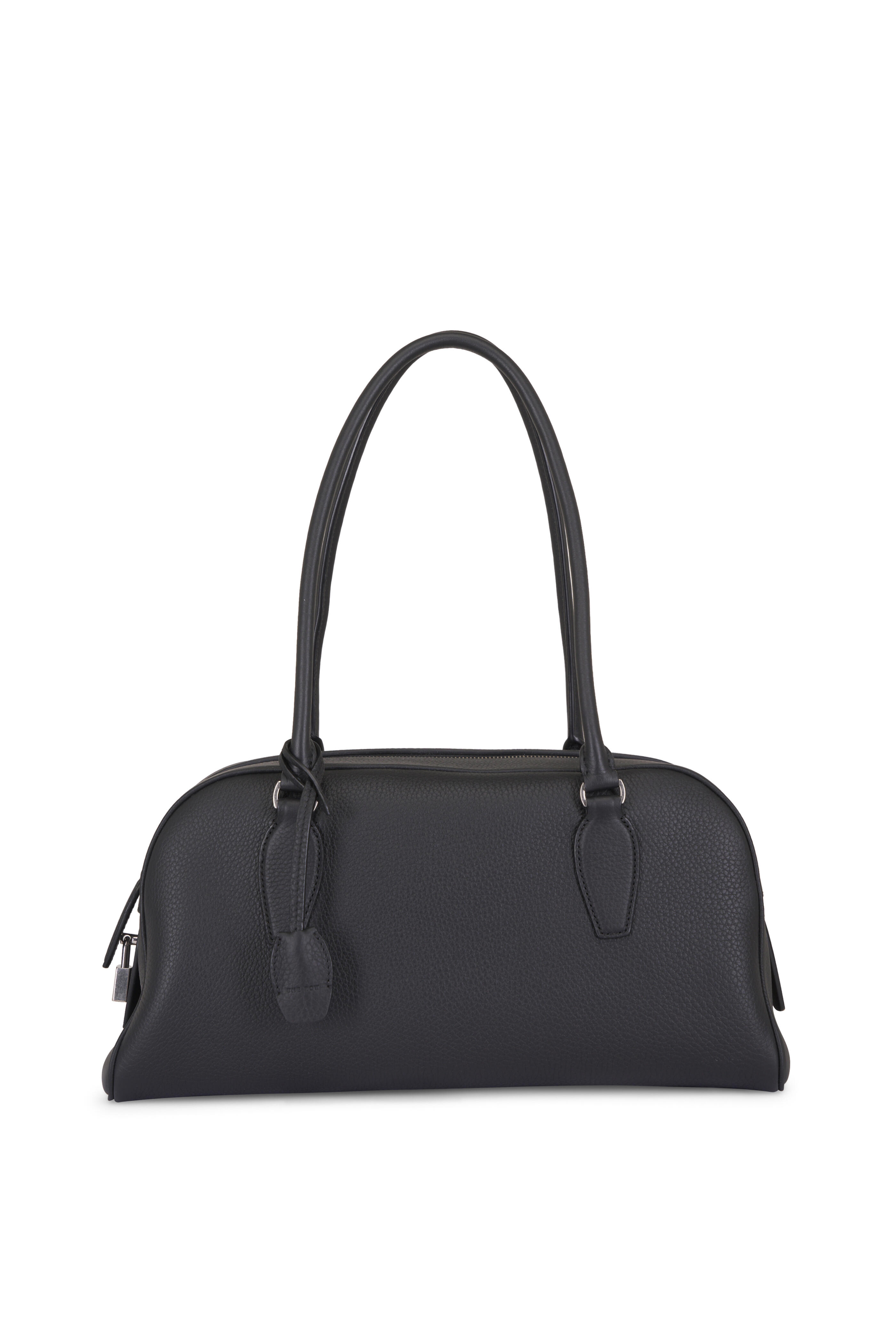 The Row - E/W India Black Leather Shoulder Bag - view 1