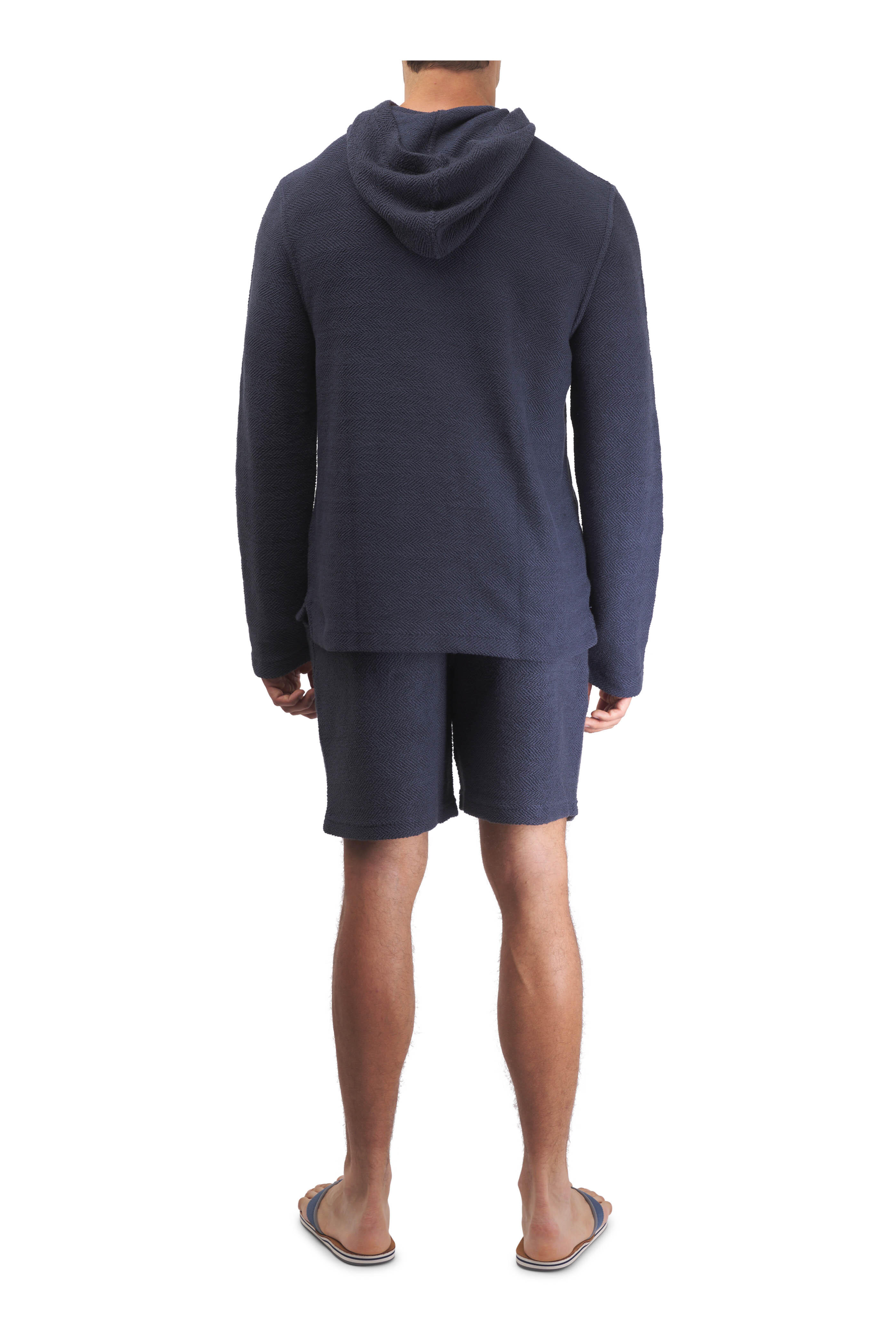 Faherty Brand - Whitewater Fjord Navy Hoodie