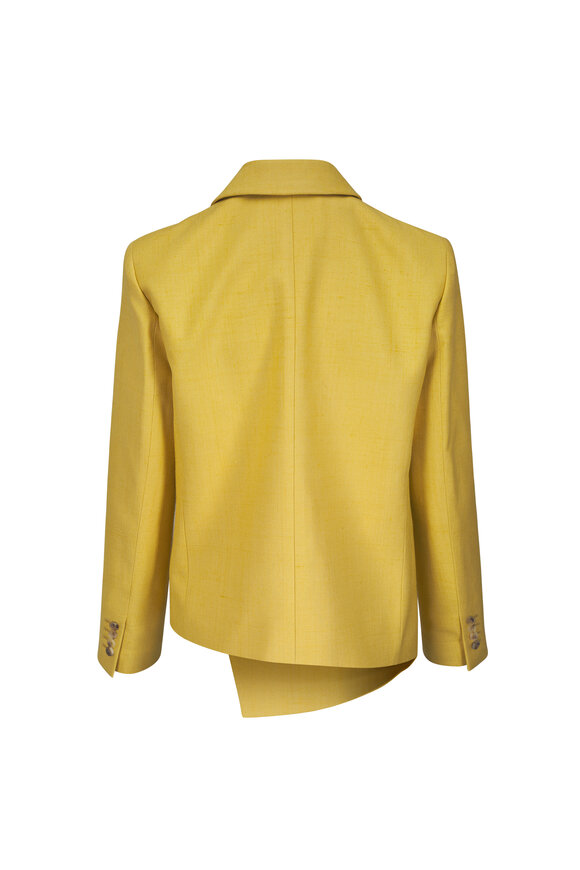 Michael Kors Collection Palomino Asymmetric Wrap Blazer - view 2