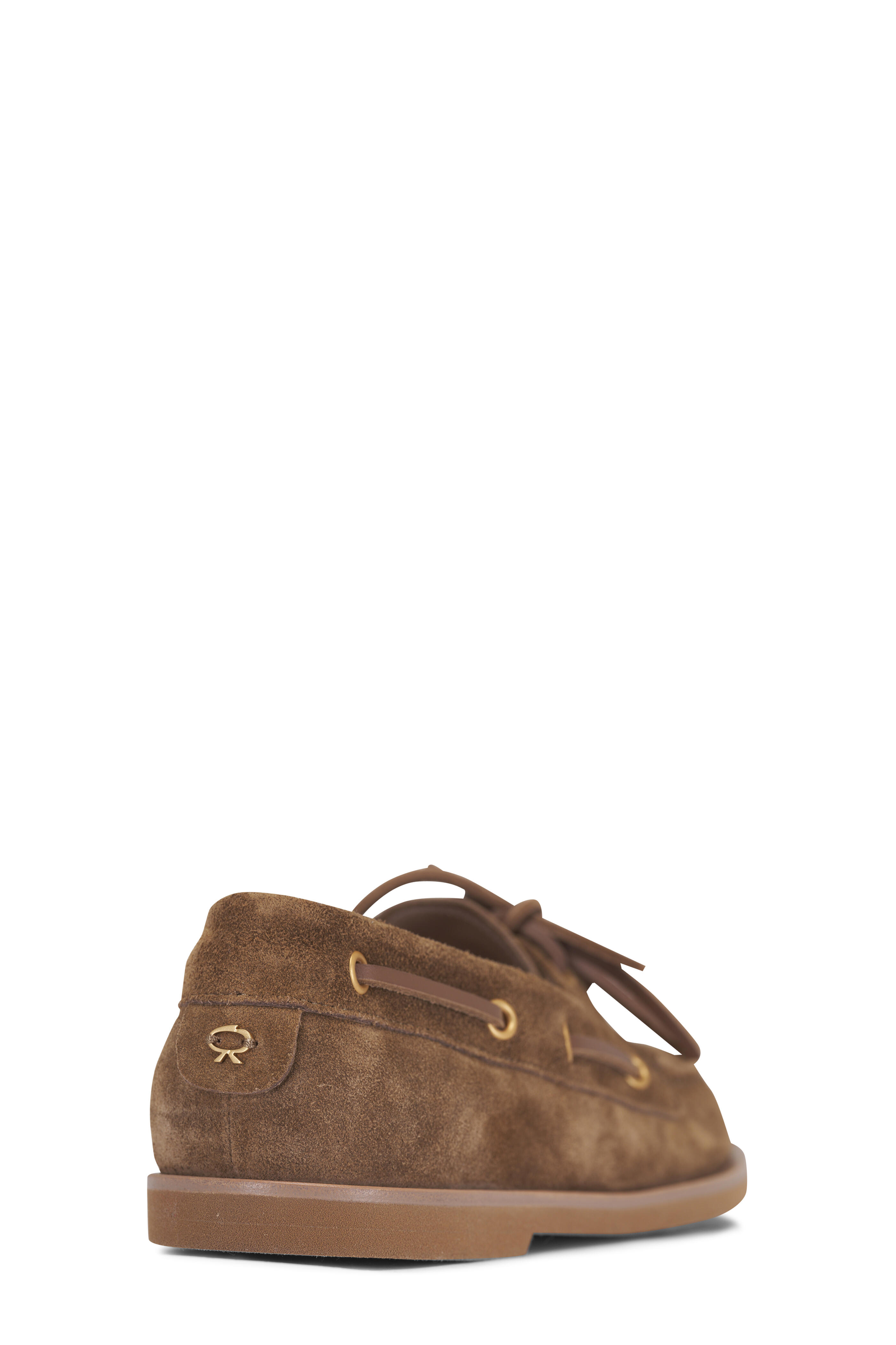 Gianvito Rossi - Camel Suede Boat Shoe