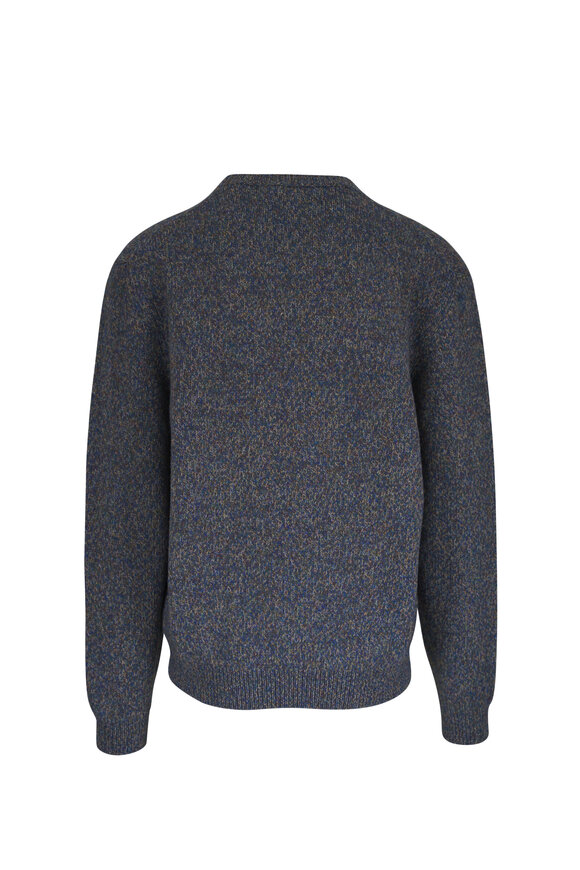 Loro Piana Firethorn Sapphire Grain Wool Sweater - view 2