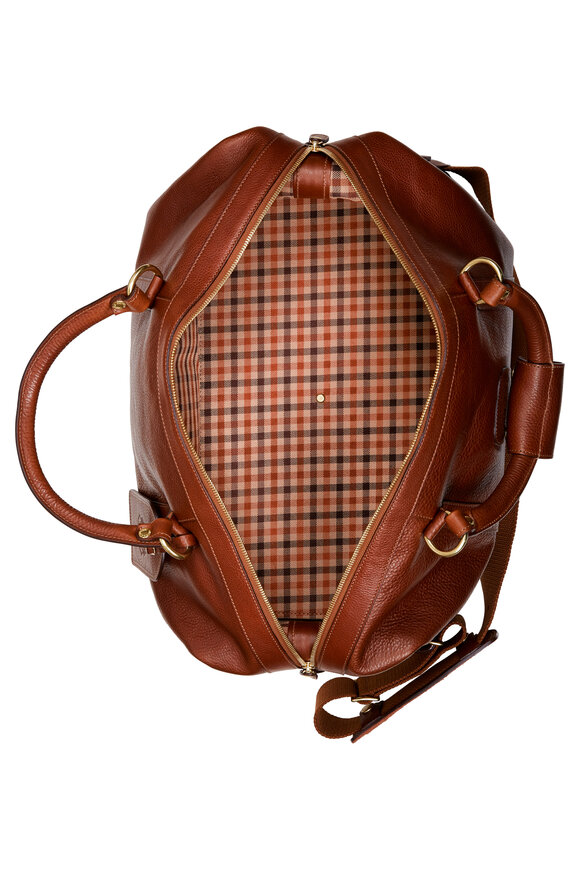 Ghurka - Cavalier Vintage Chestnut Leather Duffle Bag