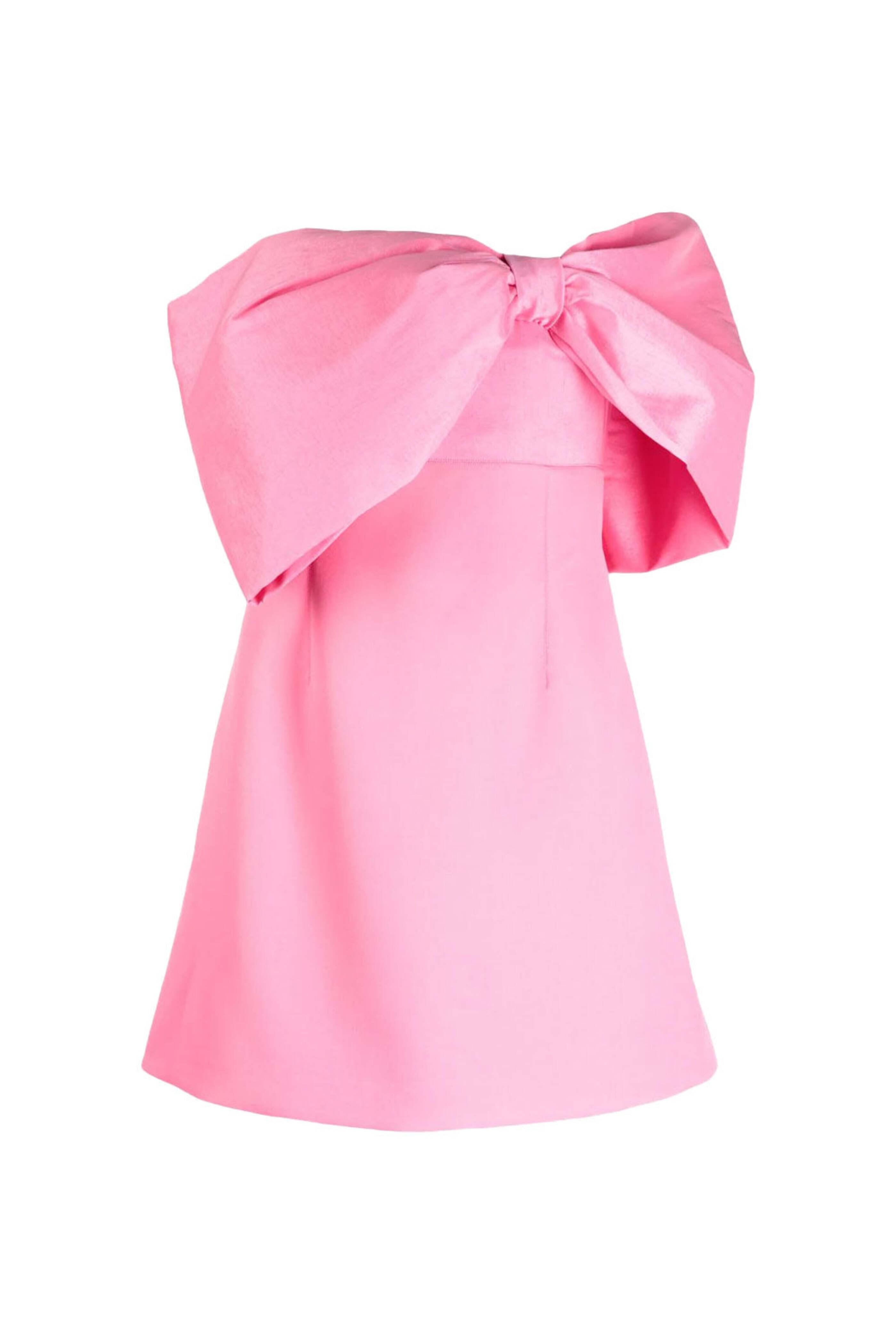 Rachel Gilbert - Pink Kace Mini Dress