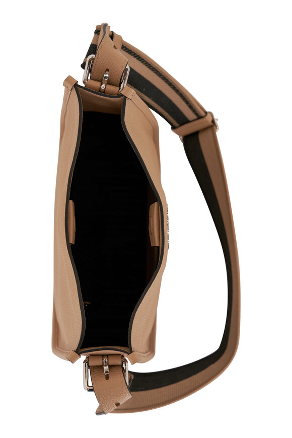 Prada - Beige Leather Hobo Shoulder Bag 