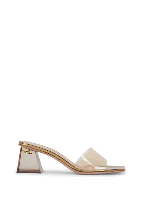 Gianvito Rossi - Mekong PVC Block Heel Sandal, 55mm