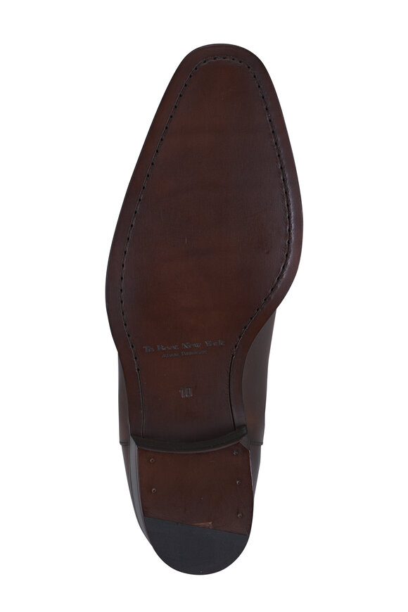 To Boot New York Erickson Dark Brown Leather Chelsea Boot - view 4