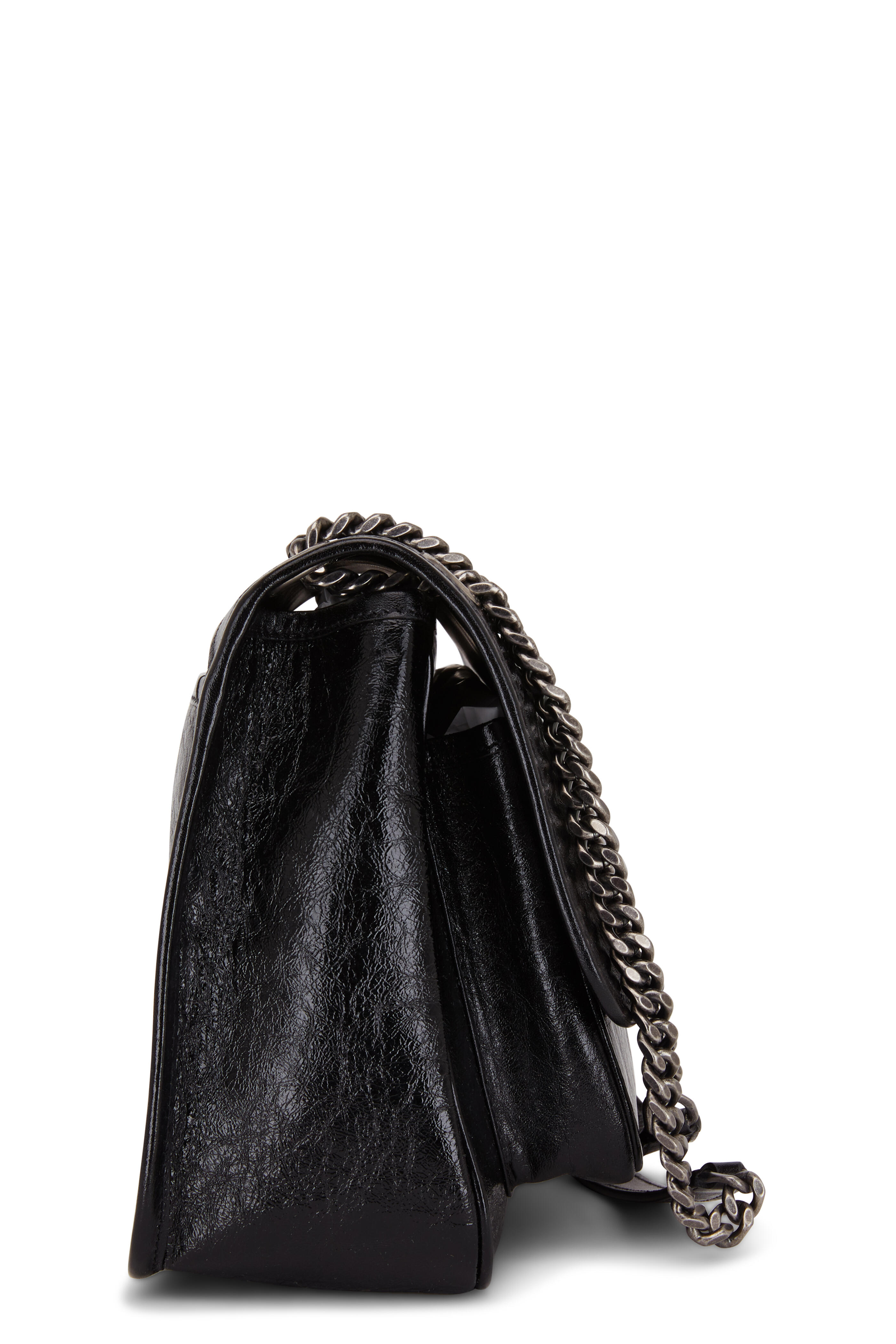 SAINT LAURENT ブラック ボディバッグ SAINT LAURENT - サン・ローラン ボディバッグ レザー ブラック