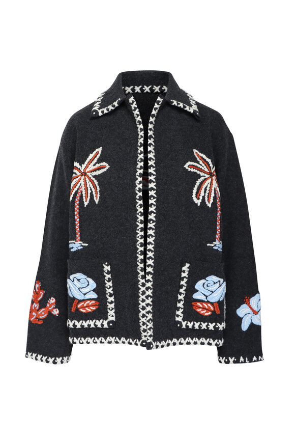 Alanui Remember Me Charcoal Grey Jacket