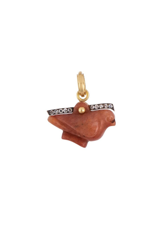 Sylva & Cie Falcon Amulet Pendant