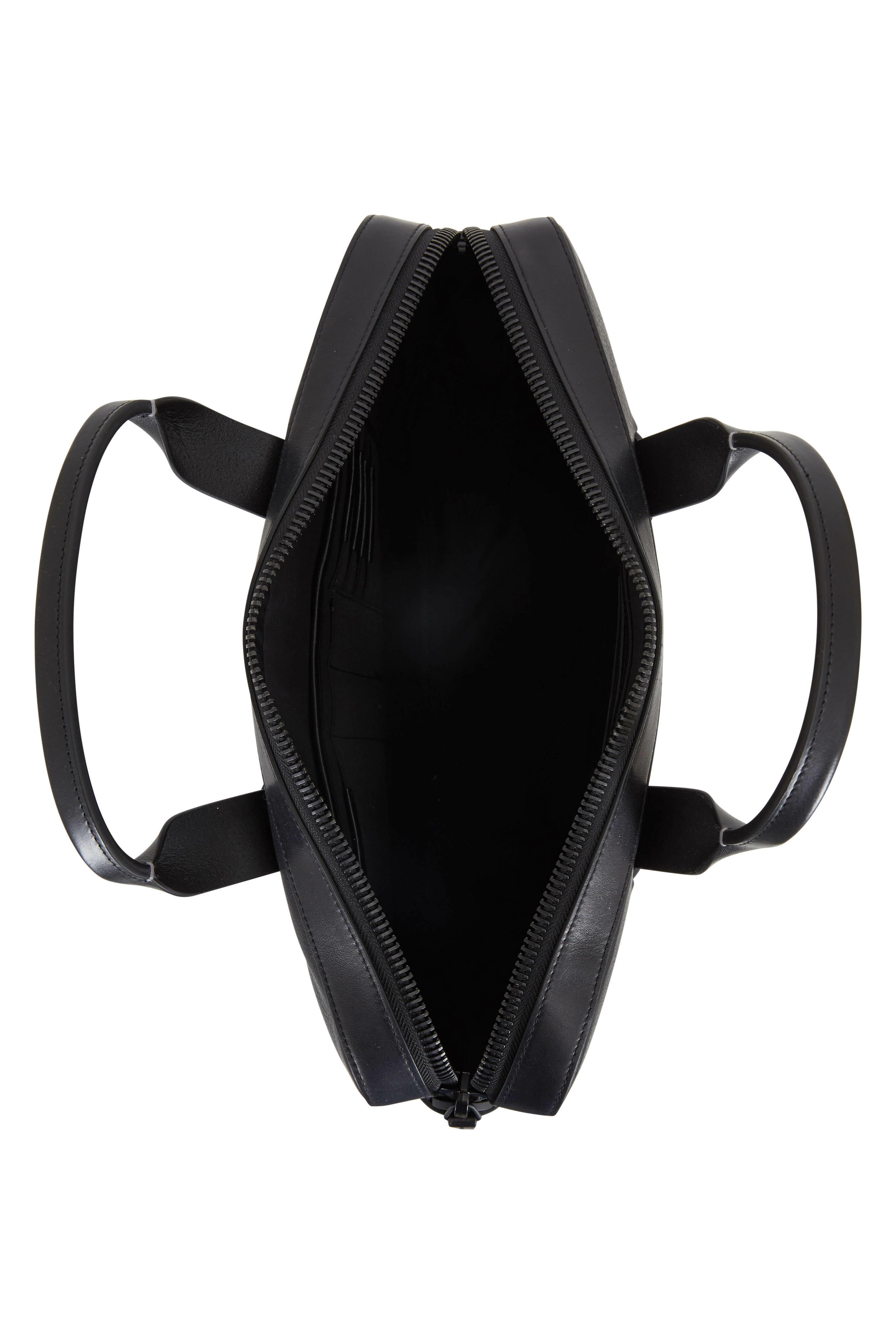 Troubadour - Black Leather Trailblazer Briefcase